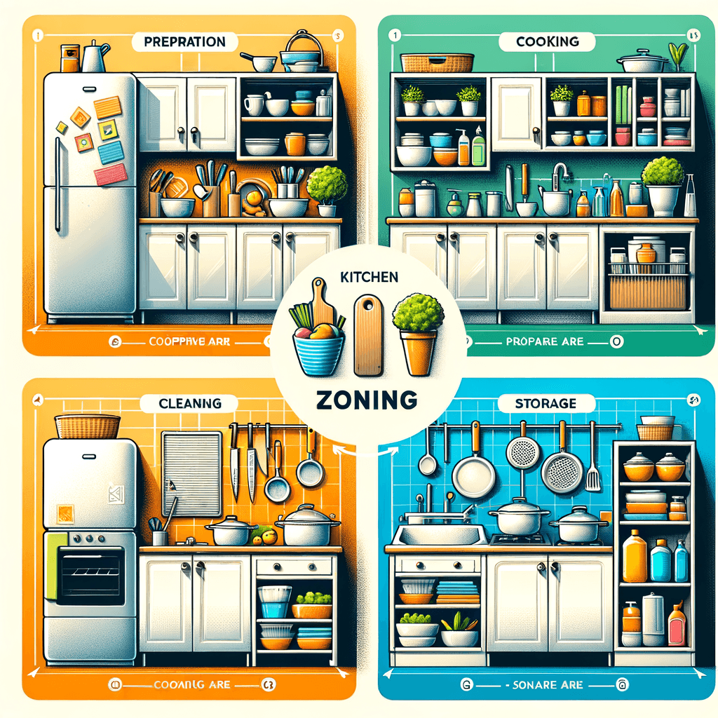 The Art of Kitchen Zoning: Creating Distinct Functional Areas for a Cohesive Culinary Space